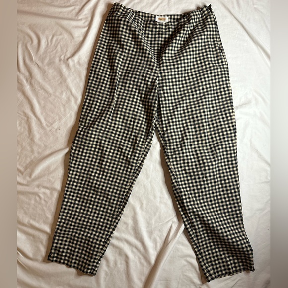 Talbot Stretch Checkered Pant in size 14. Fits like 12 with stretch. - Picture 3 of 4